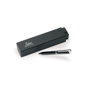 Elegante penna nera con custodia