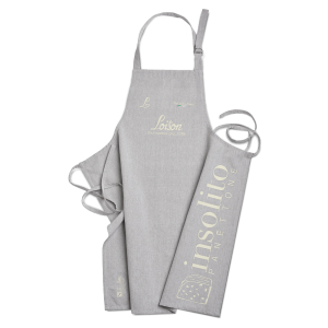 Grembiule “Insolito Panettone” grigio